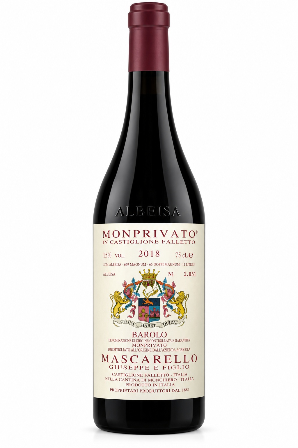 BAROLO GIUSEPPE MASCARELLO MONPRIVATO 2018