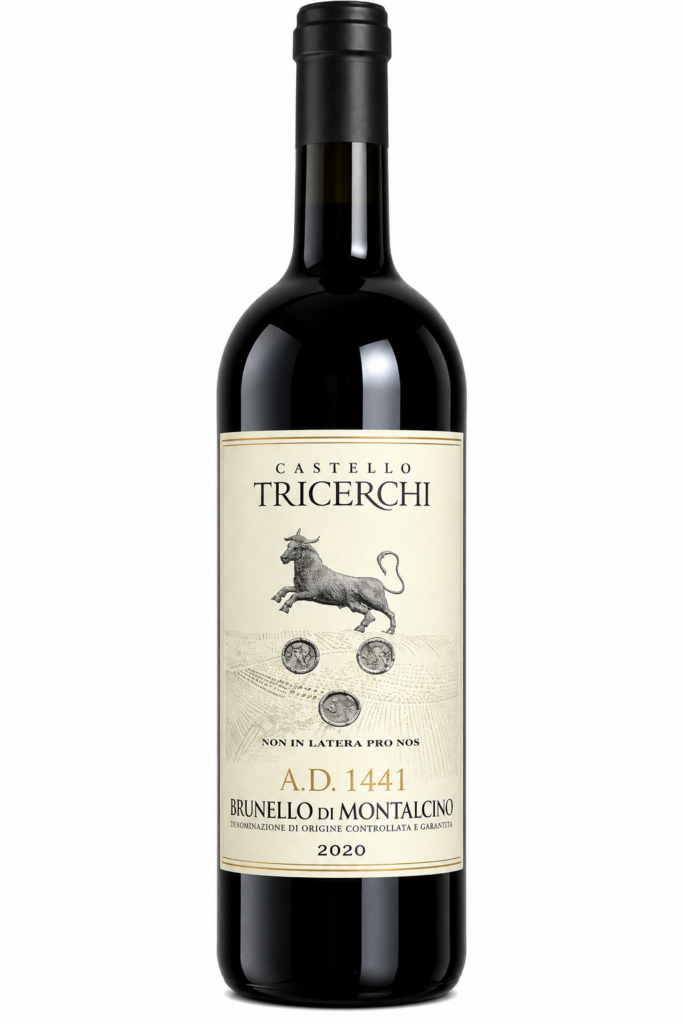 BRUNELLO DI MONTALCINO CASTELLO TRICERCHI AD.1441 2020