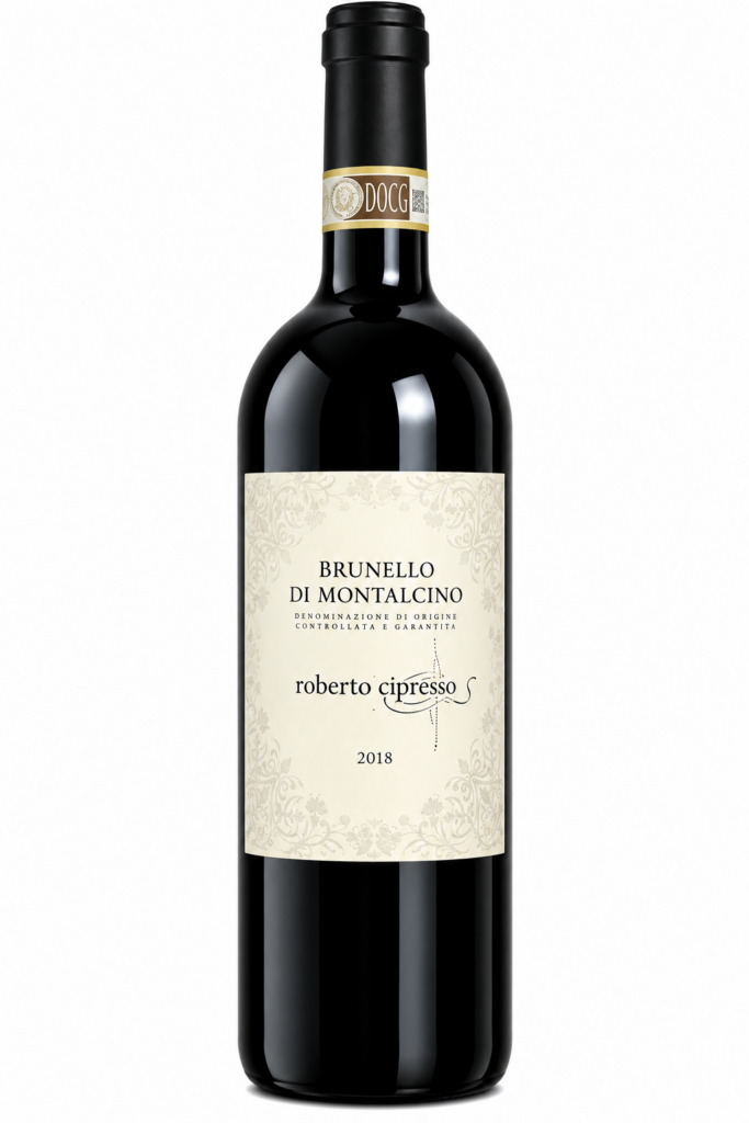 Brunello di Montalcino DOCG ROBERTO CIPRESSO 2018